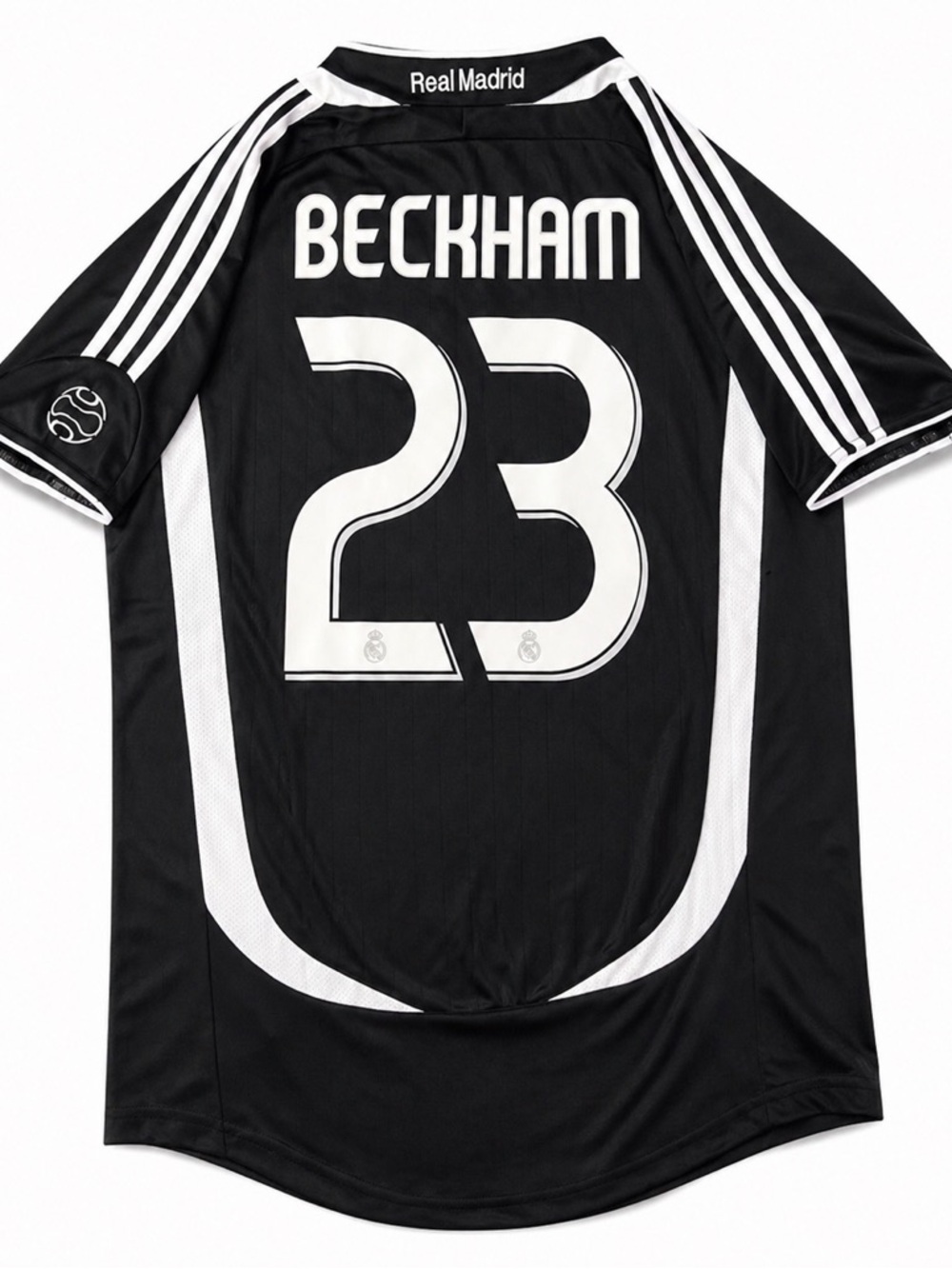 Beckham #23 Real Madrid Black 2006/2007 Soccer Jersey Retro